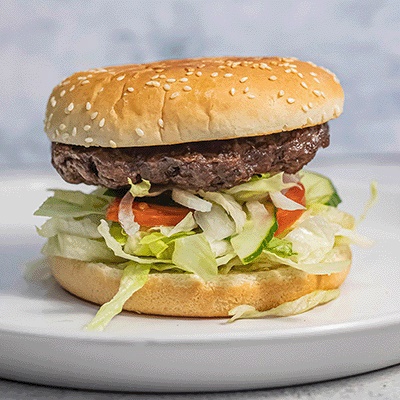 6oz Gourmet Single Beef Burger